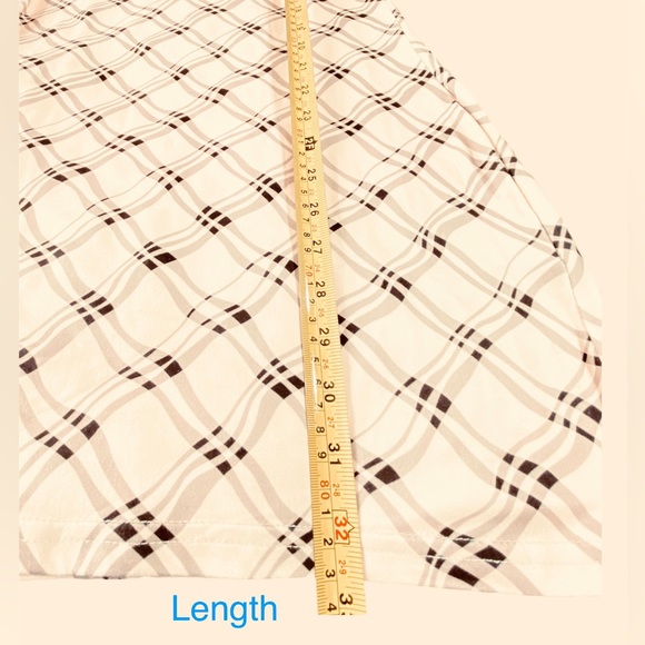 Plaid Dress with Flared Sleeves M - Picture 8 of 16